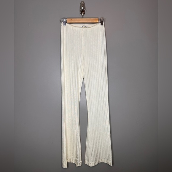 samsoe samsoe camoua trousers in eggnog - Picture 3 of 11